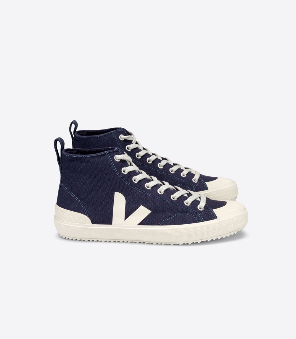 Veja Trainers Mens Blue - Nova Ht Canvas - ZTQJ-05623